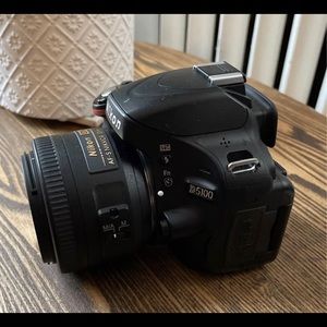 Nikon D5100 with 35mm 1.8 Lens- lightly used